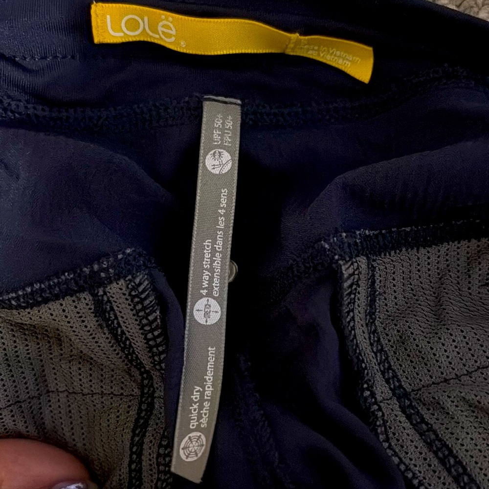 Lole Navy Track Pants Relaxed Fit Sz S - Picture 5 of 6